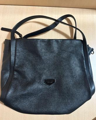 Borsa Marc Ellis vera pelle nera Made in Italy