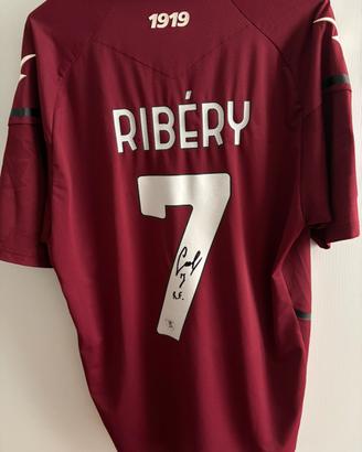 Maglia Salernitana Ribery 7 Autografata