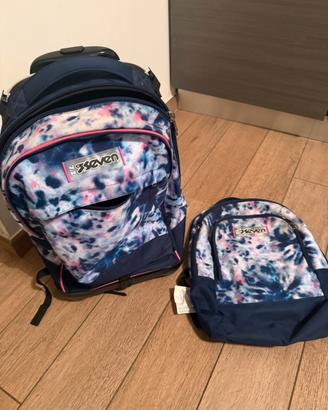 Zaino Trolley Seven jack 3 ruote 2 in 1