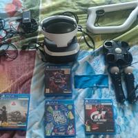  VR PS4, Cam V2, Aim, Motion Controller, 4 giochi