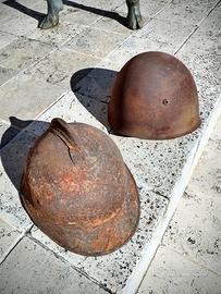 elmetti antichi  guerra mondiale 