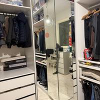 Cabina armadio con scarpiera e ballerina