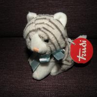 Mini peluche tigre tigrotto grigio Trudi nuovo