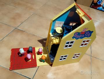 Casa House Peppa Pig + personaggi scuola set
