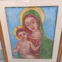 Quadro con Madonna e bambino