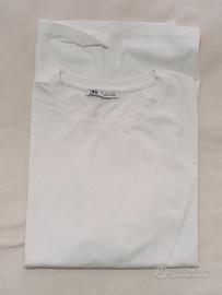 T-shirt bianca Zara taglia L