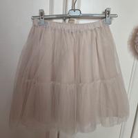 Gonna tulle panna/ecru 13/14 anni
