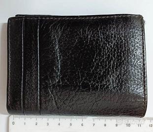 Portafoglio uomo vera pelle nero