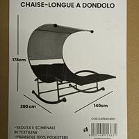 dondolo per giardino