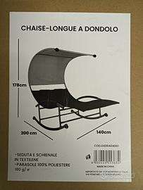 dondolo per giardino