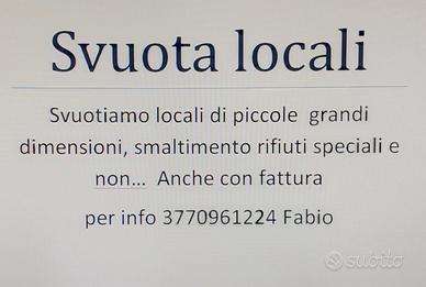 Svuota locali