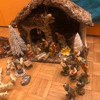 Set Presepe Natalizio artigianale in legno