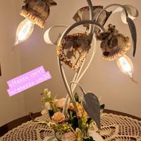 lampada shabby chic nuova e unica 