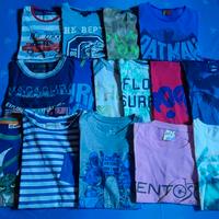 Lotto 15 T-shirt cotone 6/8anni