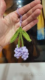 Portachiavi Lavanda uncinetto 🪻 fatto a mano
