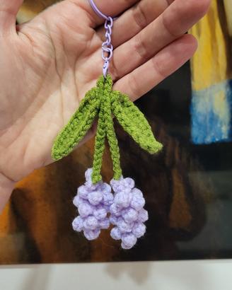 Portachiavi Lavanda uncinetto 🪻 fatto a mano