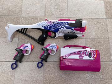Collezione Nerf Rebelle 4 blaster + dardi
