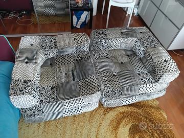 Divano Oreste Luchetta 2 posti 4 elementi poltrone