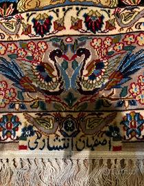 Tappeto isfahan firmato
