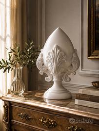 Pumo Barocco Bianco Lucido 24 cm