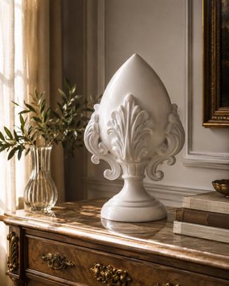 Pumo Barocco Bianco Lucido 24 cm