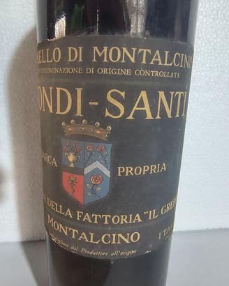 VINO DA COLLEZIONE BRUNELLO DI MONTALCINO 1989