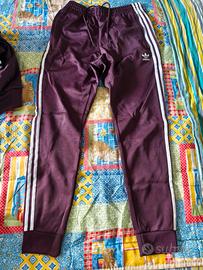 Pantaloni Tuta Adidas Originals Bordeaux - Tg M