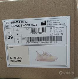 Scarpe BBack Kind Life - Cream - Misura 39