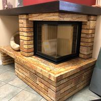 Caminetto a legna piazzetta velletri con vano