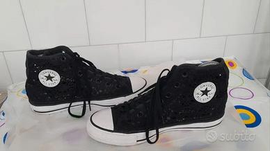 Converse All Star chuck Taylor in pizzo nero