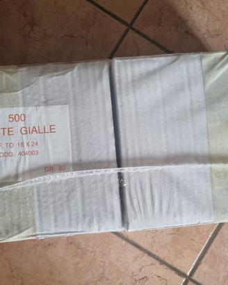  confezione da 1000 buste gialle per spedizione