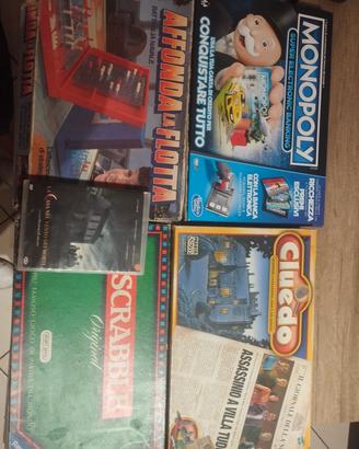 AFFONDA LA FLOTTA - SCARABEO - MONOPOLY - CLUEDO