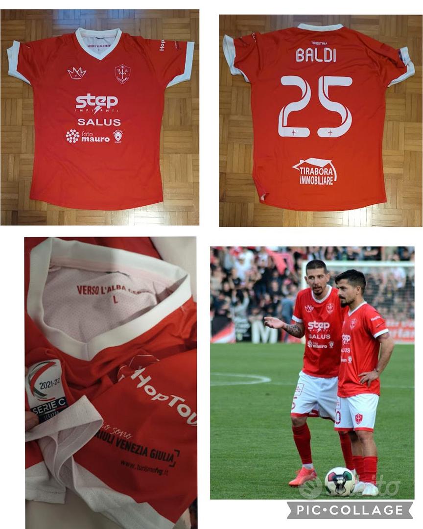 Maglie Triestina Calcio indossate match worn Sports In vendita