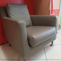 poltrona in pelle 