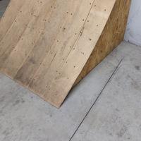 Rampa da skate in legno-mini quarter professionale