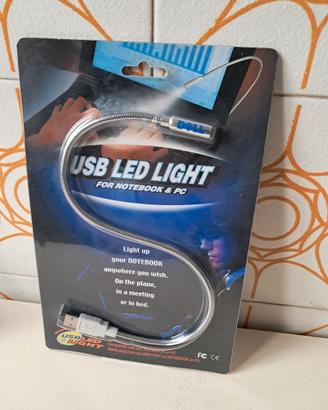Luce led usb per pc