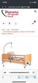 Letto elettrico per disabili