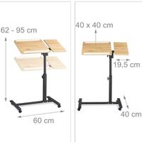 scrivania con rotelle