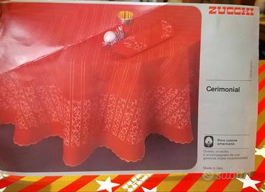 Tovaglia Zucchi rossa tonda