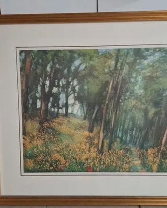 quadro vintage in stile figurativo espressionista