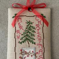Cuscino di Natale Ricamato Punto Croce