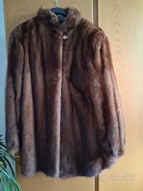 giacca in pelliccia visone vero