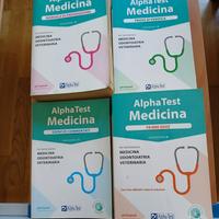 Set 4 libri ammissione alla Facoltà di Medicina
