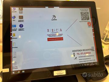 Pc touch 15” Tre stampanti  di comanda e fiscale