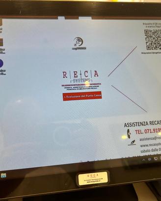 Pc touch 15” Tre stampanti  di comanda e fiscale