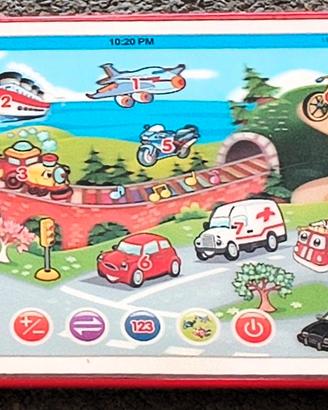 Tablet educativo bimbi bilingue con suoni e musica