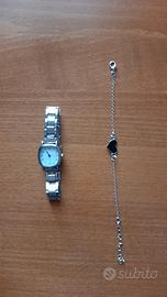 orologio  + bracciale donna 