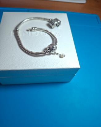 Clip Pandora Goccia di perla 