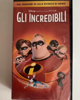 Disney Gli Incredibil videocassetta