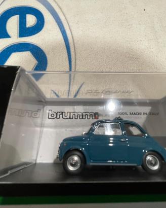 R454-06 MODELLINO FIAT 500F 1965-1972 APERTA AZZUR